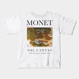 Water Lily Pond - Claude Monet Kids T-Shirt